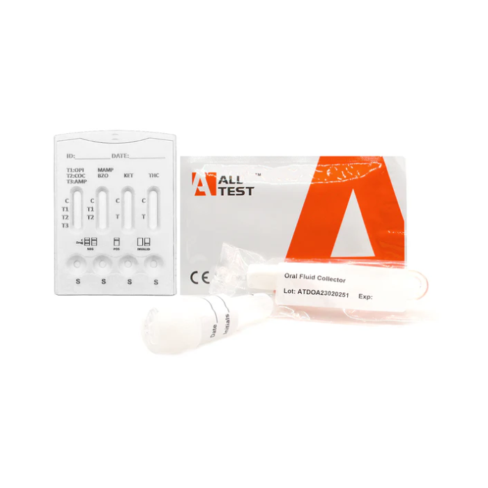 6 Drug Multi Panel Saliva Drug testing Kit (single test) - Each