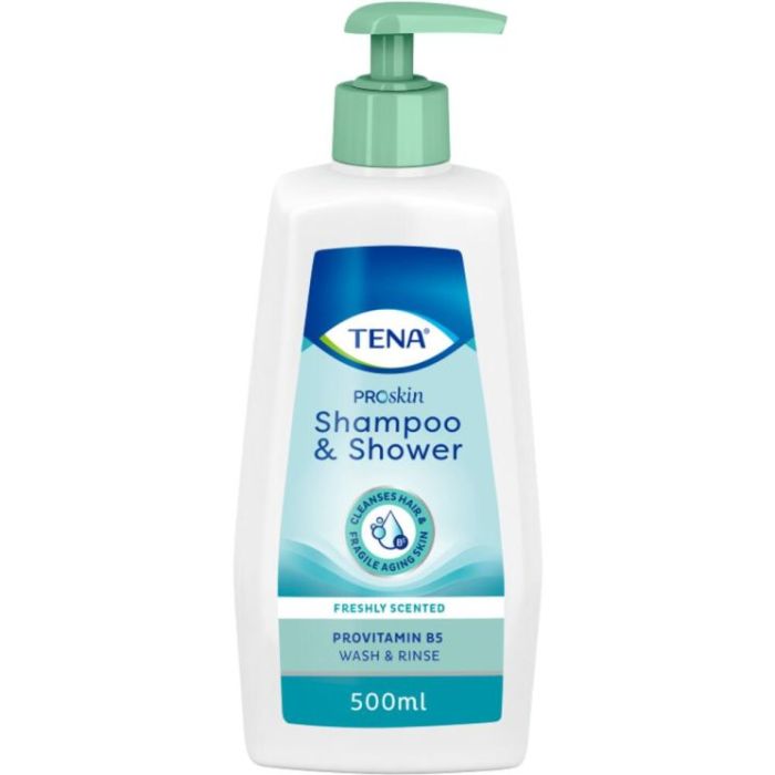 TENA Shampoo and Shower 500ml - Each
