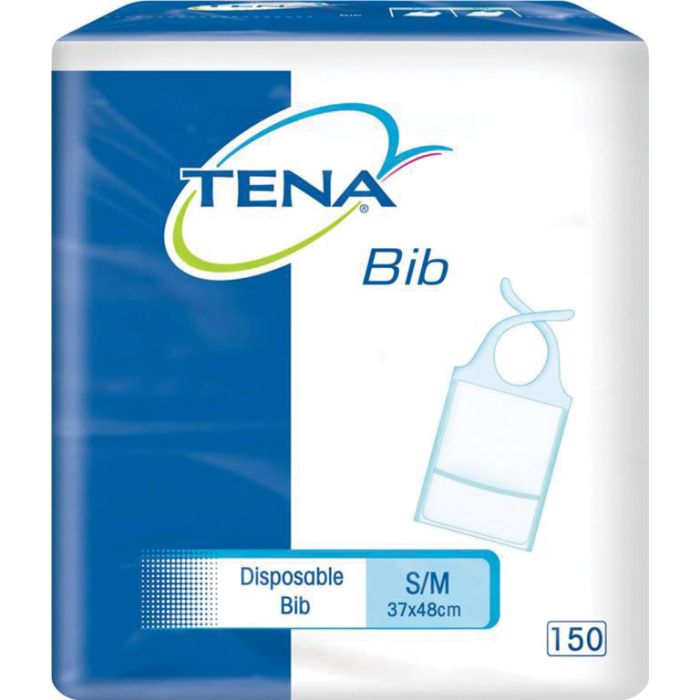 Tena Bibs 37X48Cm S-M - Pack Of 150