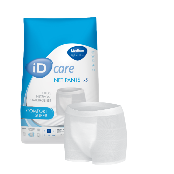 iD Care Comfort Super Net Pants Medium - Pack 5