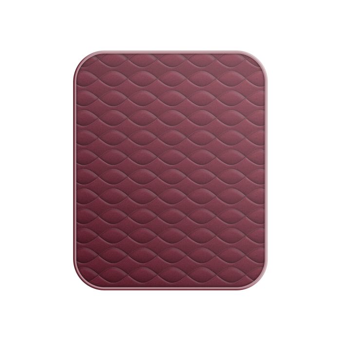 Deluxe Plain Maroon Chair Pad 53x58Cm Large - Each