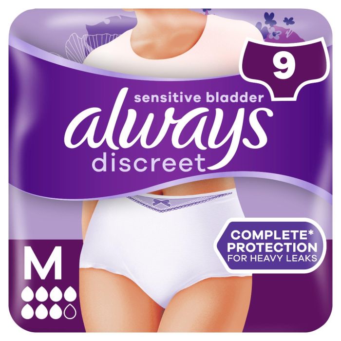 Always Discreet Pants Plus Medium - Pack of 9