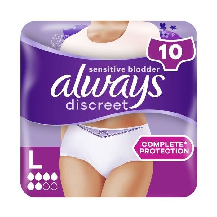 Always Discreet Pants Normal Large - Pack of 10