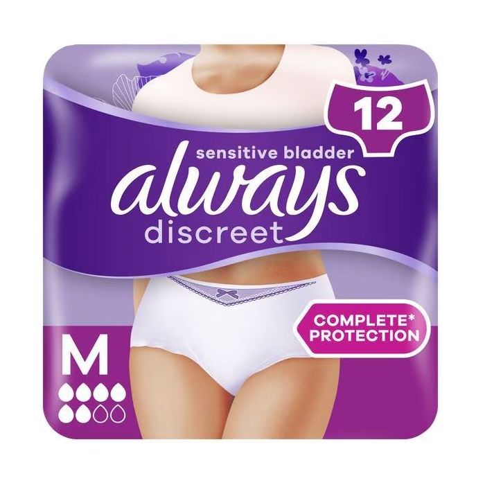 Always Discreet Pants Normal Medium - Pack of 12
