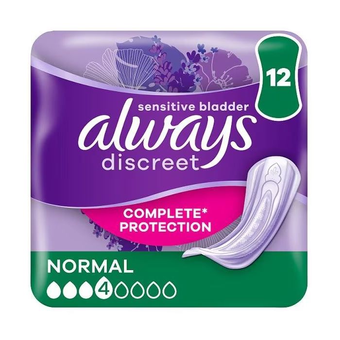 Always Discreet Pads Normal - Pack of 12