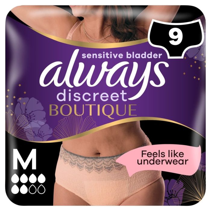 Always Discreet Boutique Pants Plus Medium - Pack of 9