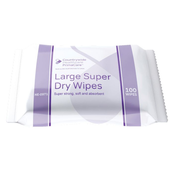 PrimaCare Large Super Dry Wipes