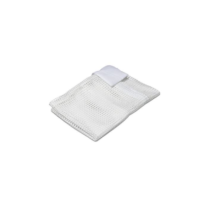 Net Bag Medium Zipped 46 x 61cm White Tag - Each