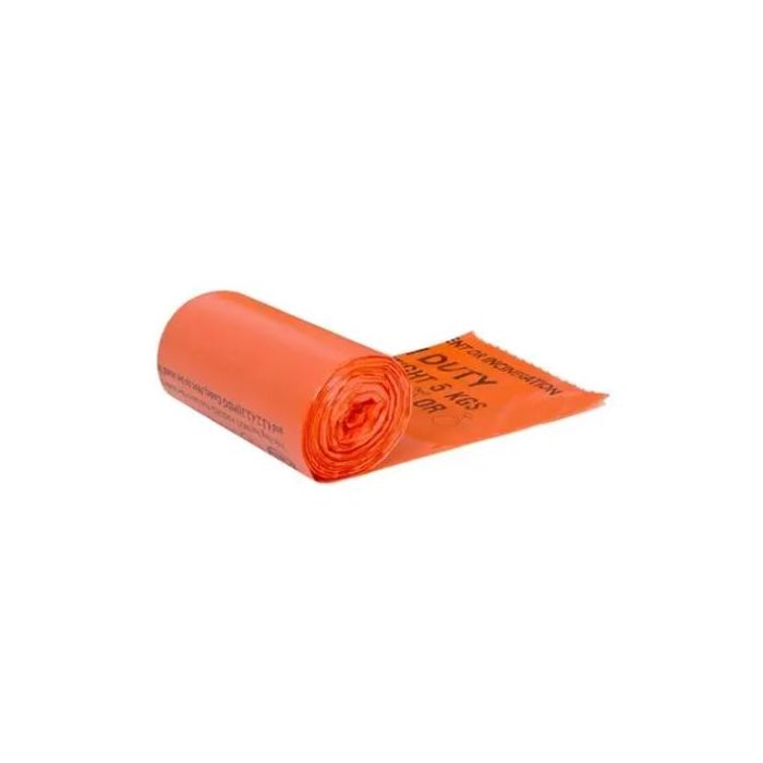 Orange Clinical Waste Sacks 325x635x915mm - Case 200