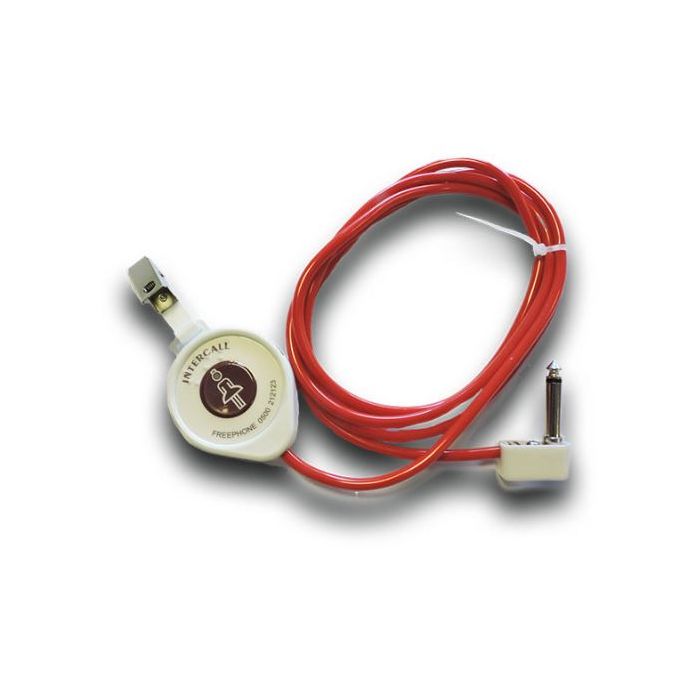 Pear Push Lead - Mono - SAS button, 2 metre lead - EACH