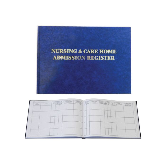 Nursing & Care Home Admission Register Book