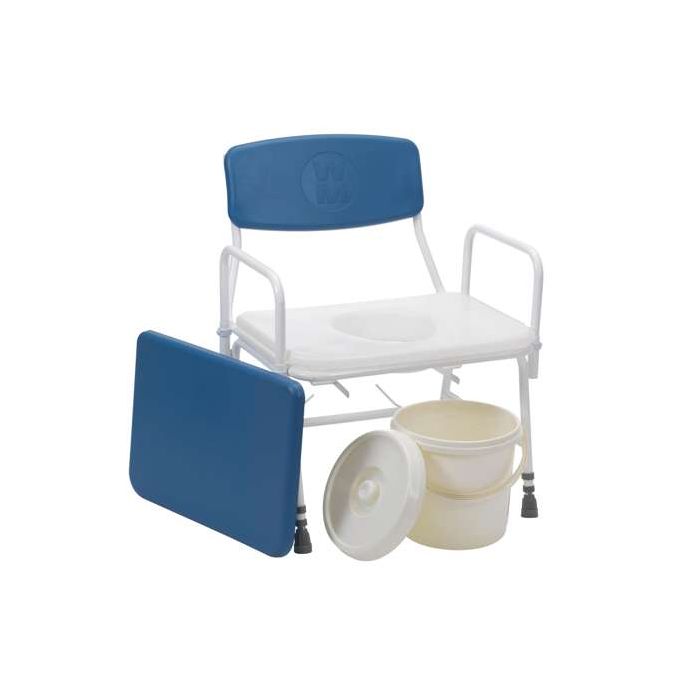 Replacement Pan and Lid for Static Bariatric Commode (EB-1156 & EB-1157) 