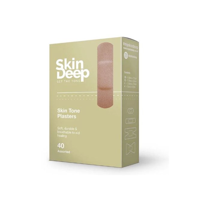 Skin Tone Plasters - Medium Skin - Pack 40