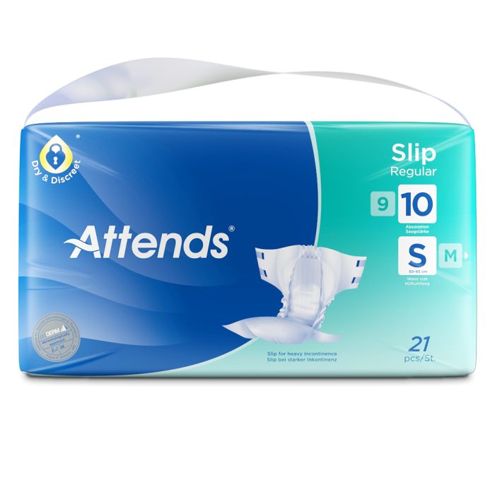 Attends Slip Regular 10 Small  -  Pack 21
