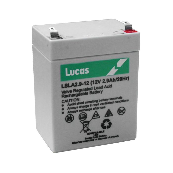 Battery 2.9 Amp 12V 