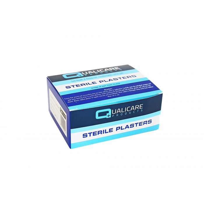 Blue Dot Fabric Plasters 4cm x 4cm - Box 100