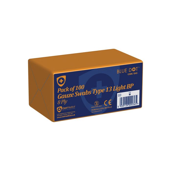 8 Ply Non-Sterile Gauze Swabs - 10 x 10cm