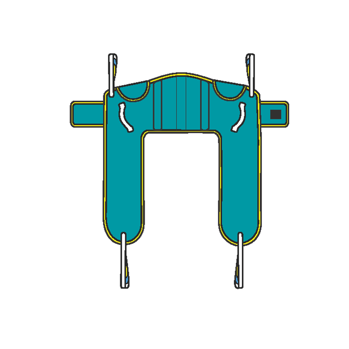 Dress/Toileting Sling with Head Support Small Loop Style