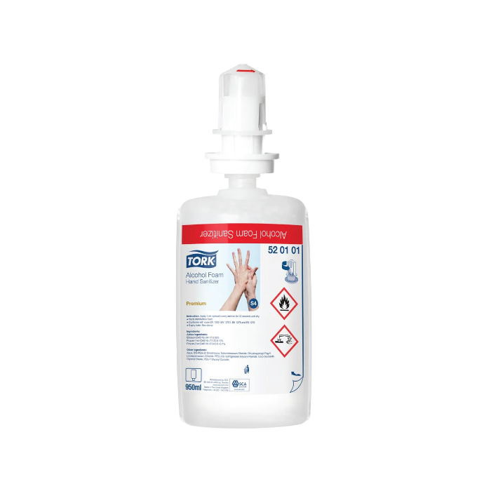 Tork Alcohol Foam Hand Sanitiser - Case of 6
