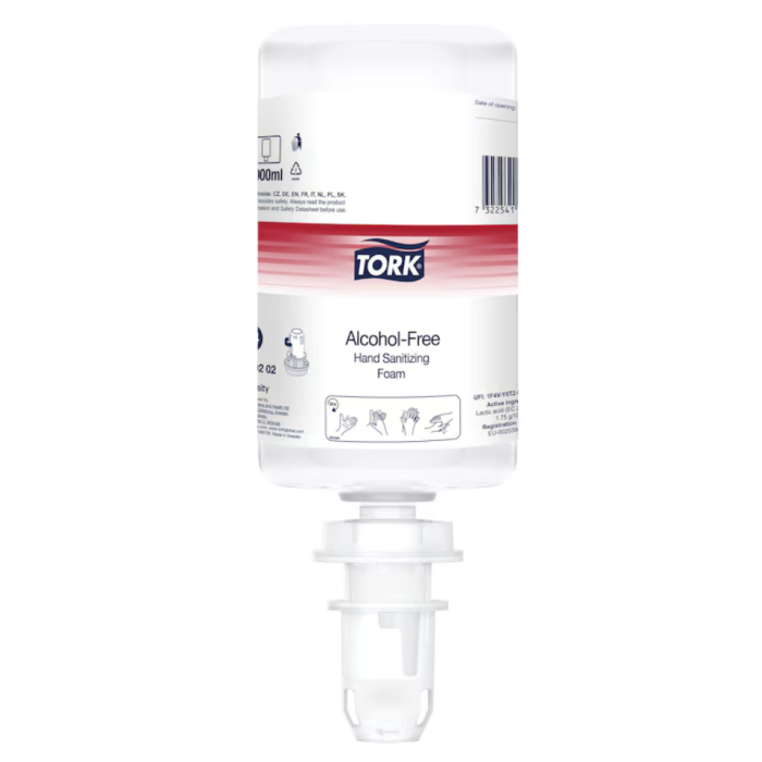 Tork Hand Sanitizing Alcohol-Free Foam - Case of 6