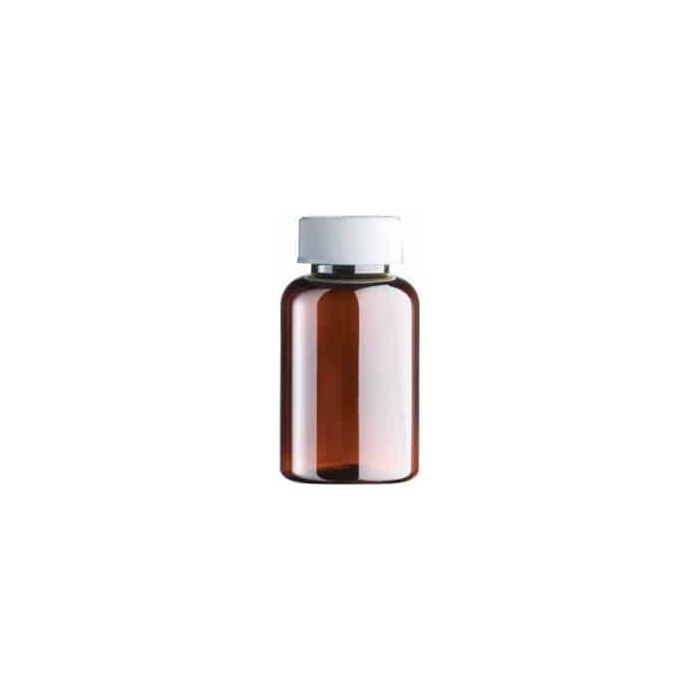 UnoPac Amber PET Round Tablet Bottles (Pre-Capped) 200ml – Case of 100