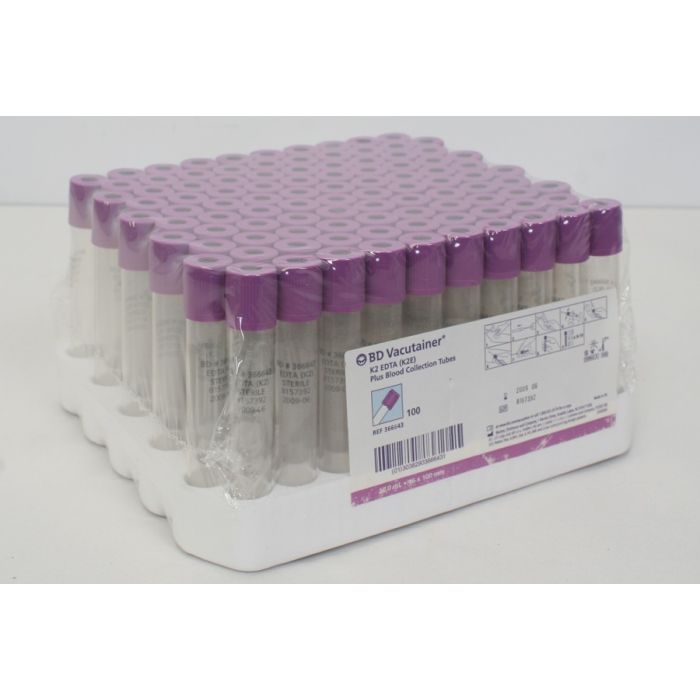 Vacutainer Tube EDTA (K2E) 4ml Lilac - Box of 100