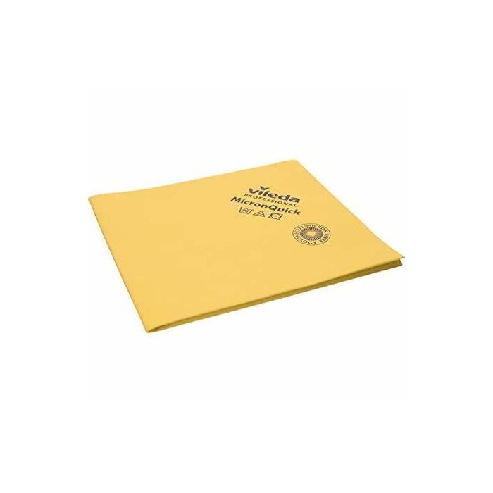 Vileda Professional MicronQuick Cloth YELLOW - Pack of 5