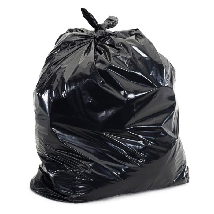 Black Wheelie Bin Liner - 762x1168x1422mm Case 100 