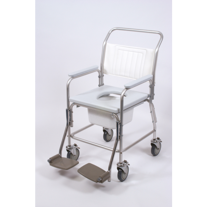 Aluminium Shower Commode Chair - Each