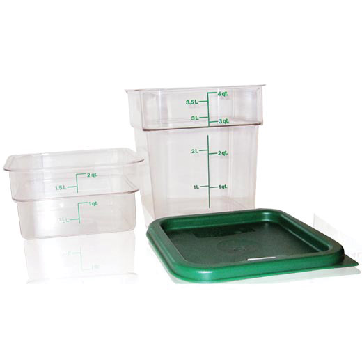 Green Lid for Square Containers