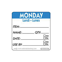 Rotation Labels - Monday