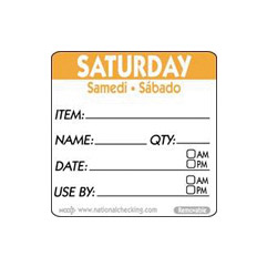 Rotation Labels - Saturday