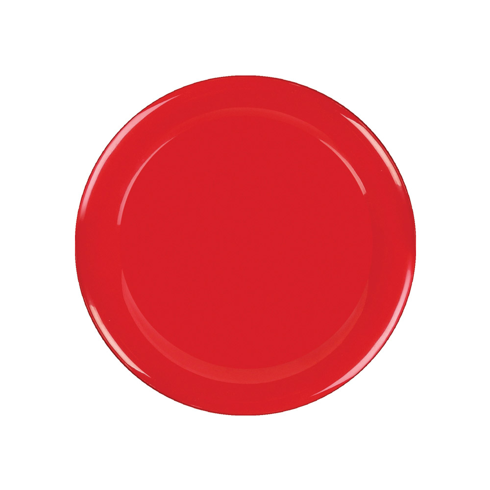 Red Melamine Side Plate - 16.5cm