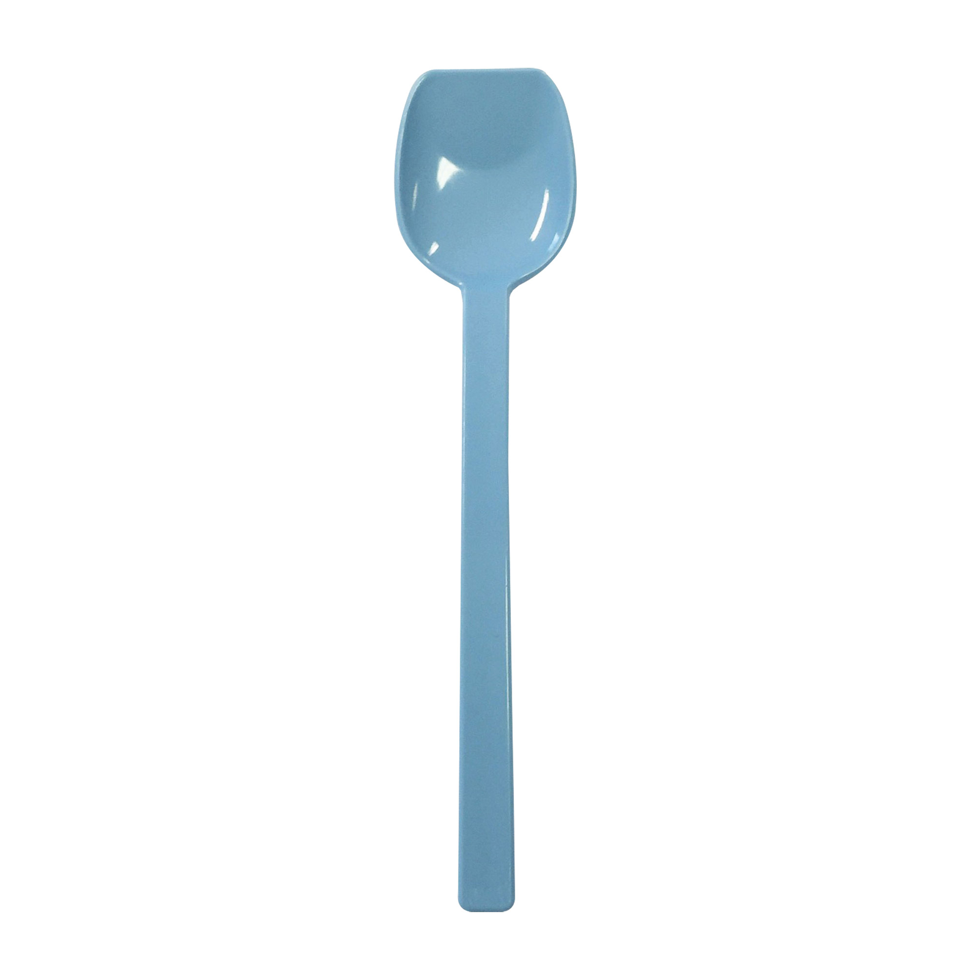 Flat Edge Polycarbonate Spoon (Wide) BLACK - EACH