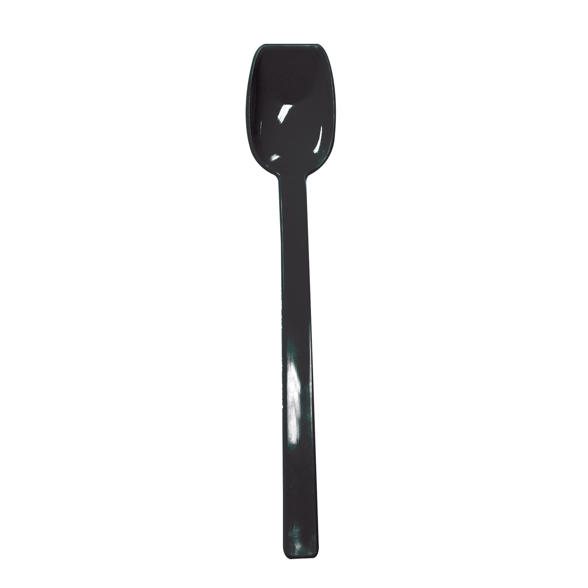 Flat Edge Polycarbonate Spoon (Narrow) BLACK - EACH