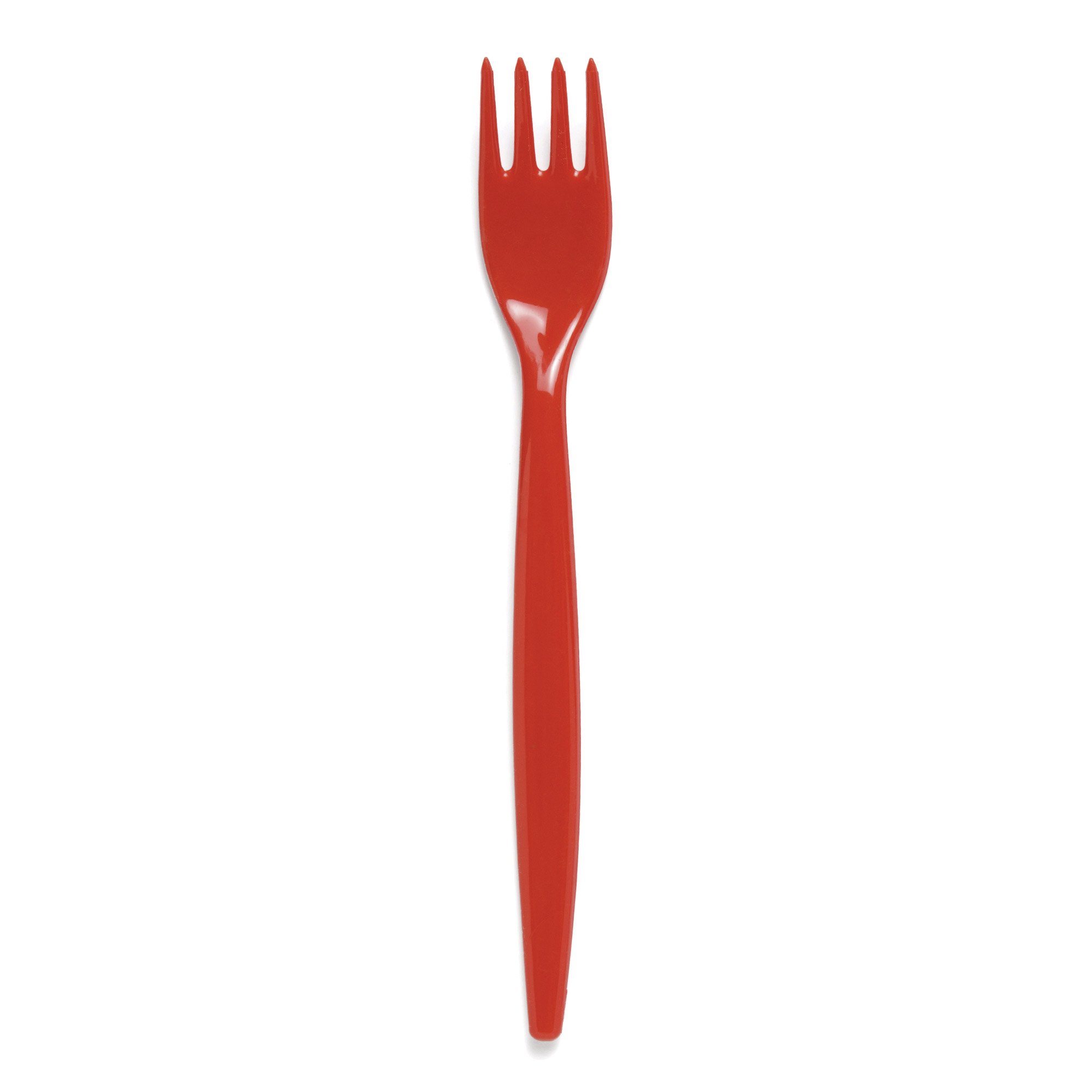 Polycarbonate Fork Red - EACH