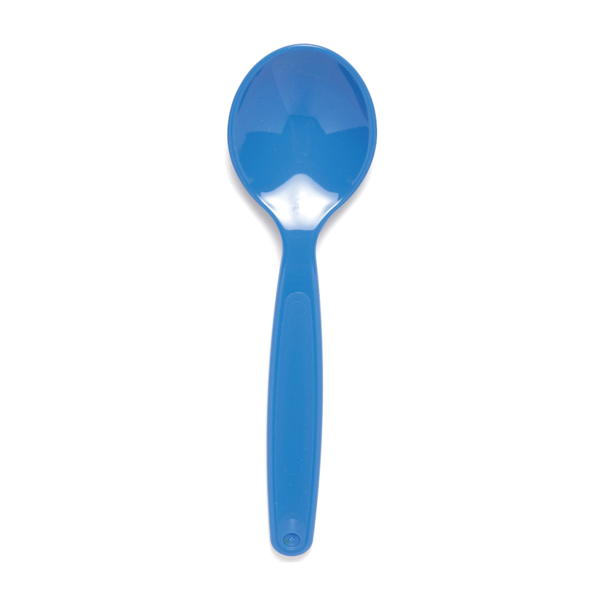 Polycarbonate Dessert Spoon MED BLUE - EACH