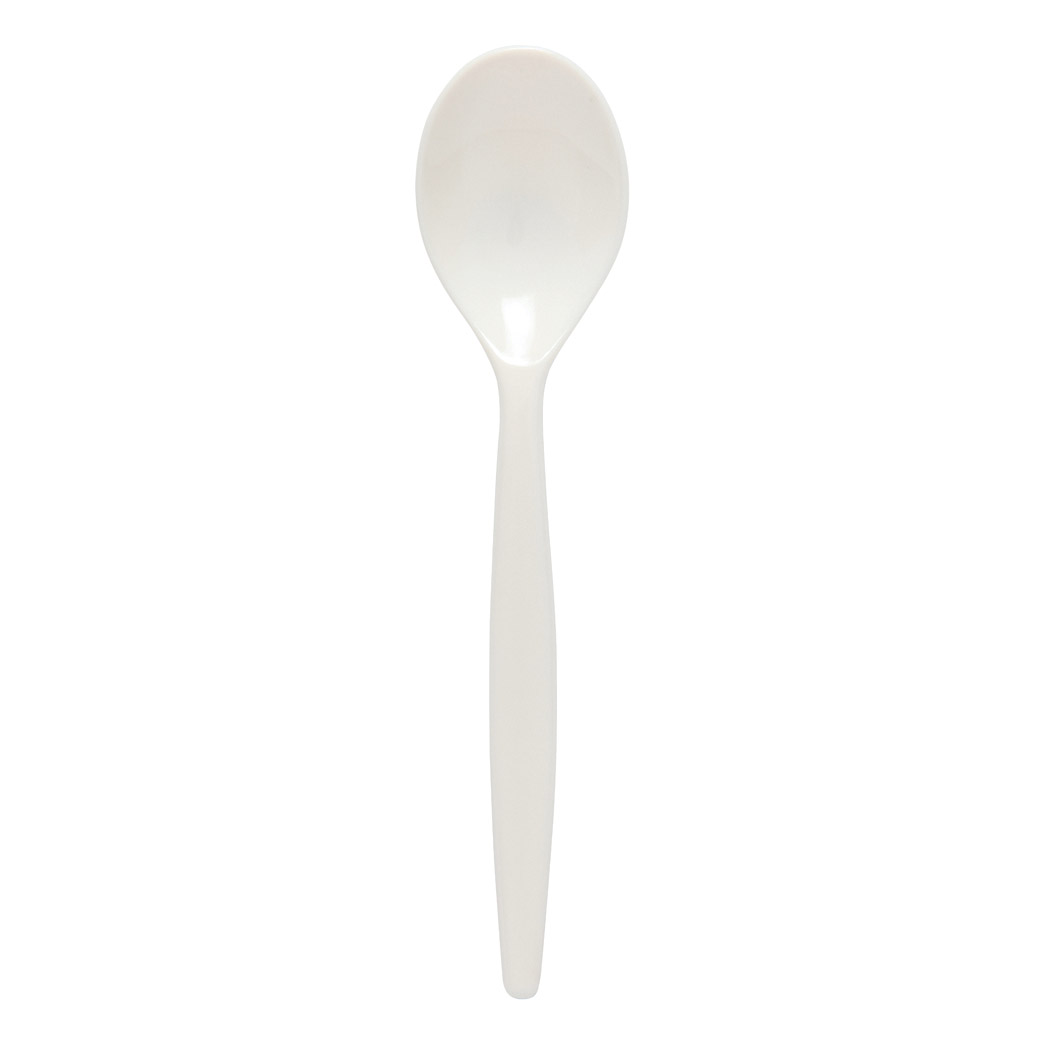 Dessert Spoon - White