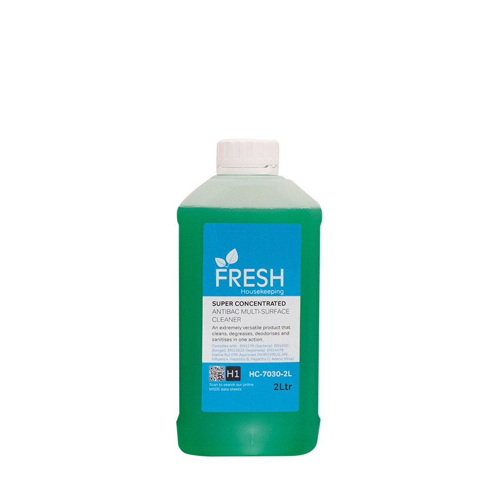 H1 Fresh Super Concentrated Antibac Multi-Surface Cleaner - 2Ltr