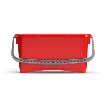 20L Hermetic Dirty Mop Head Disposal Bucket Red 