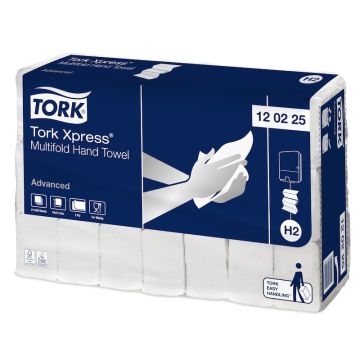 Tork 2 Ply White Advanced 3 Panel Hand Towels 21 X 180 (3780 Towels) - Case