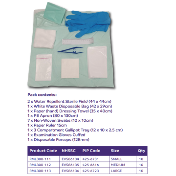 Dressing Pack with Forceps