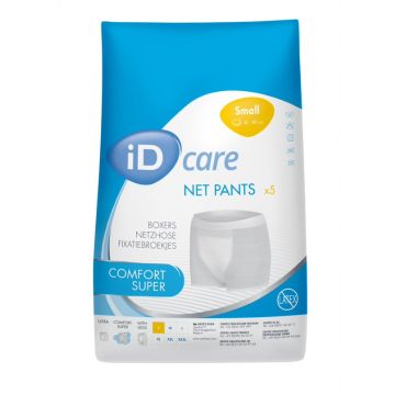 iD Care Comfort Super Net Pants Small - Pack 5