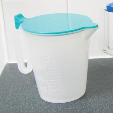 Polycarbonate Jug - Aqua Lid - 1Ltr