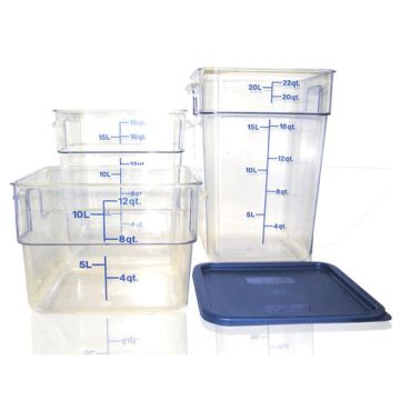 Blue Lid for Square Containers
