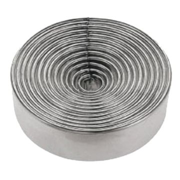 Pastry Cutter - Plain - Tinplate - 2 To 10Cm