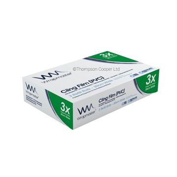 Cling Film 30cm x 300M for Wrapmaster Dispenser  -  Box of 3