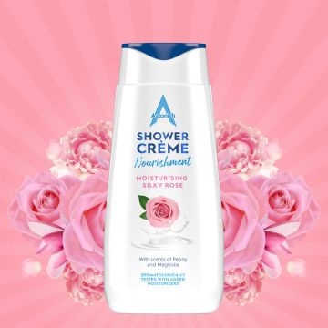Astonish Silky Rose Shower Creme (400ml) - Case of 12