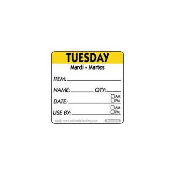 Rotation Labels - Tuesday