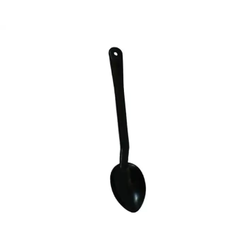 Polycarbonate Black Solid Serving Spoon (33cm) - Each